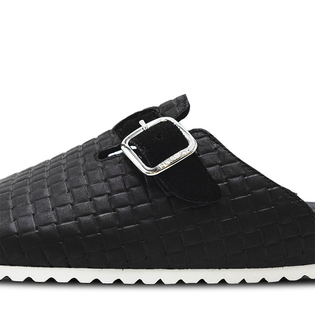 靴 tie wrap mule/melt the lady Woven Mule - Black – The Surgeon