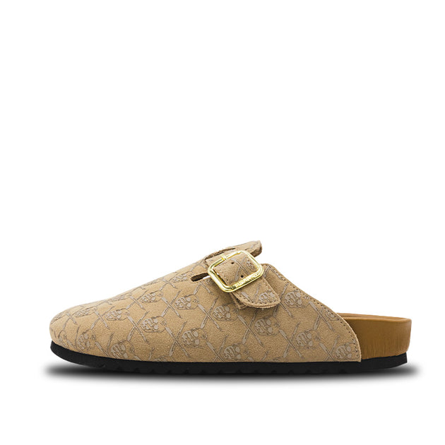 Surgeon Mule Taupe Monogram clogs, size 11 Boston Soft Footbed Suede Leather in Color Taupe  main image 4