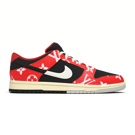 LV Red Monogram Bred - Dunk Low