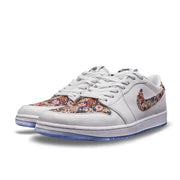 AJ1 White GG Floral
