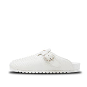 Luxe Mule- White Python