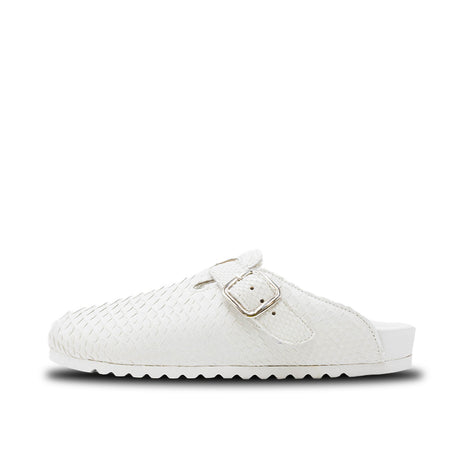 Luxe Mule- White Python