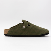 SRGN Monogram Birkenstock - Green Cappero