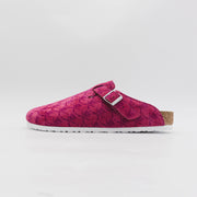 SRGN Monogram Mule - Shocking Pink