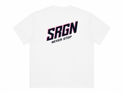 SRGN Block Tee - White