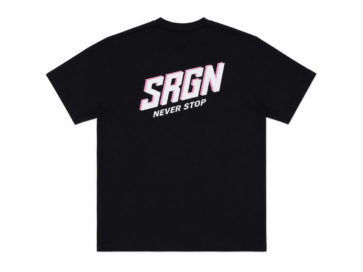 SRGN Block Tee - Black