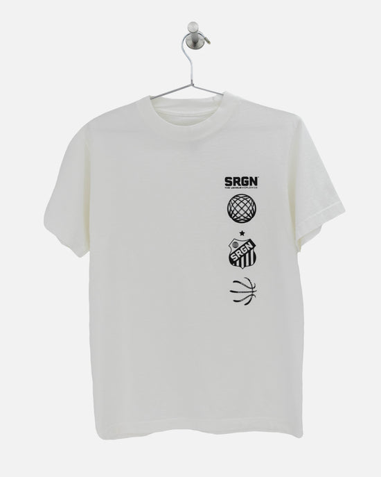 SRGN Badges Tee - White