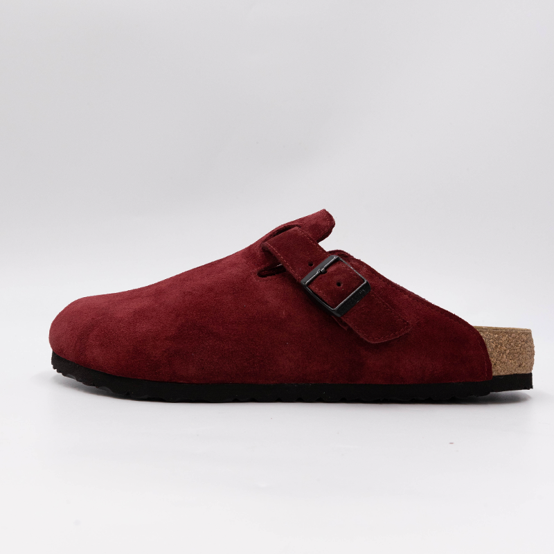 Burgundy birkenstocks 2025