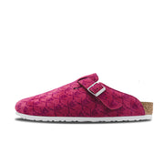 SRGN Monogram Mule - Shocking Pink