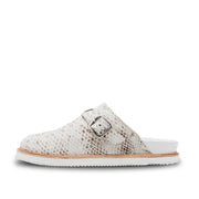 Welted Mule - Stamped Python