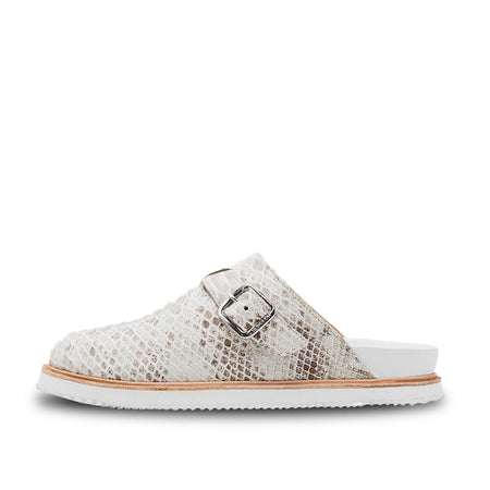 Welted Mule - Stamped Python