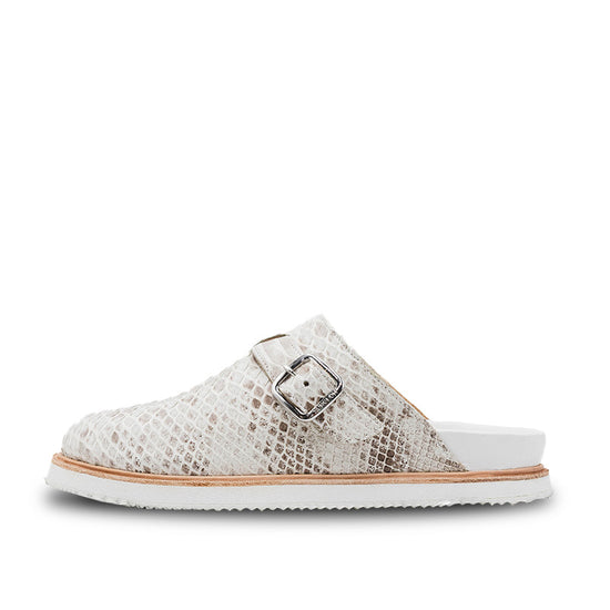 Welted Mule - Stamped Python