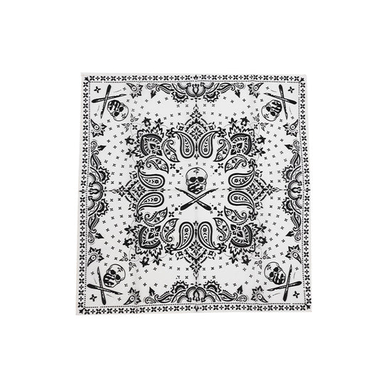 Surgeon Skull Bandana - White