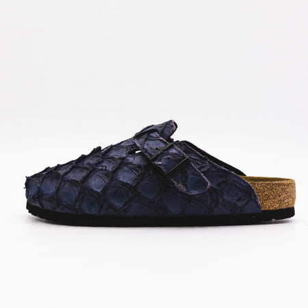 Navy Fish Scale Birkenstock