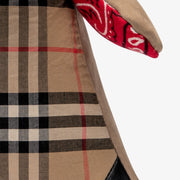 Red Vintage Bandana Burberry Plush Dinosaur