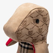 Red Vintage Bandana Burberry Plush Dinosaur