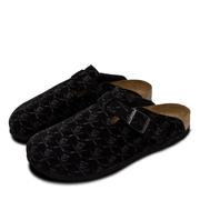 Black SRGN Monogram Birkenstock