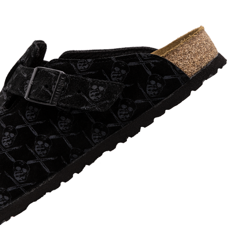 The shoe surgeon Birkenstock sneaker slide in black suede NEW US 39 / 8