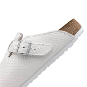 Luxe White Boston Birkenstock